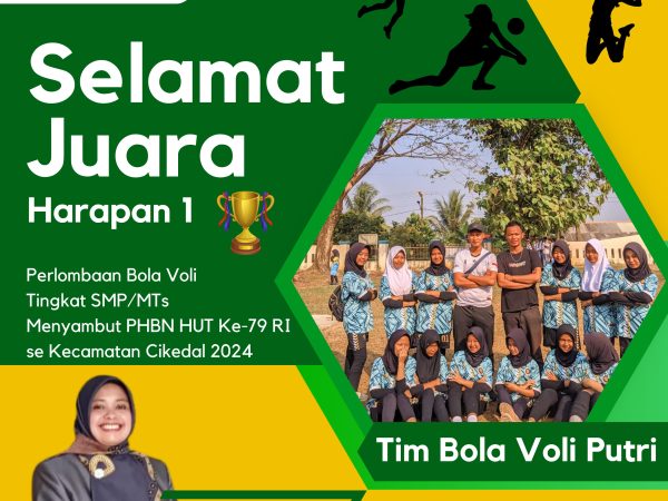 Tim Voly Putri Juara Harapan 1